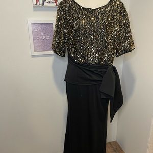 Shein maxi dress with sequin top 2x nwot